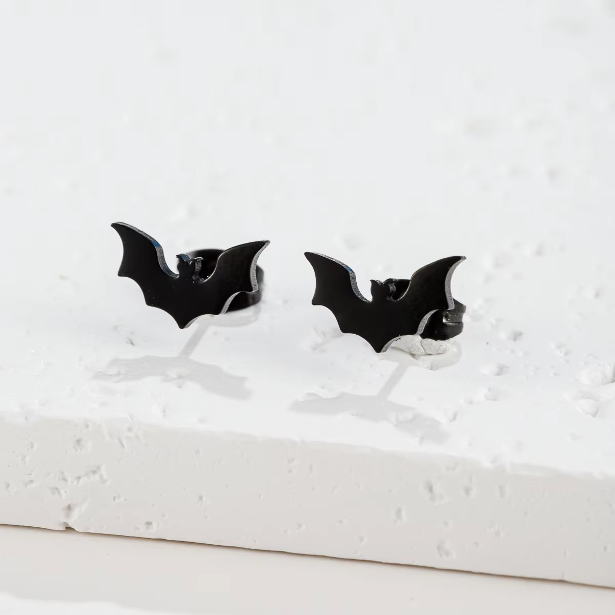 Women'S Vampire Accessories - Brinco Minimalista de Morcego Vampiro Gótico