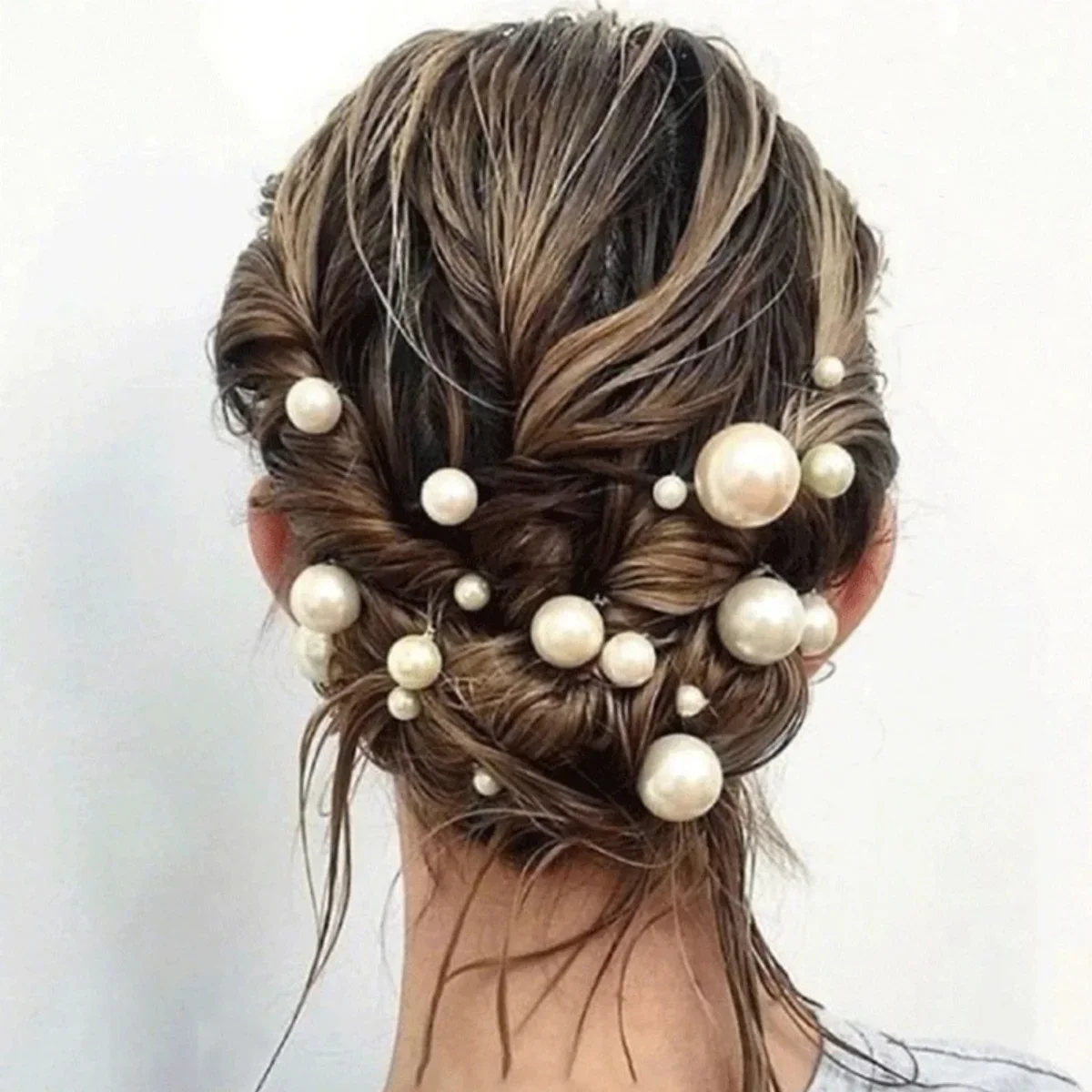 Pearl Hair Pin - 18 pçs grampo de cabelo de