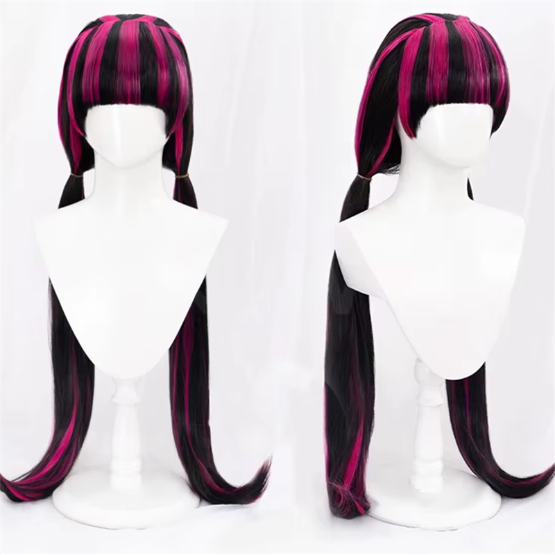 Women'S Vampire Accessories - Peruca de Cosplay Draculaura para Mulheres,
