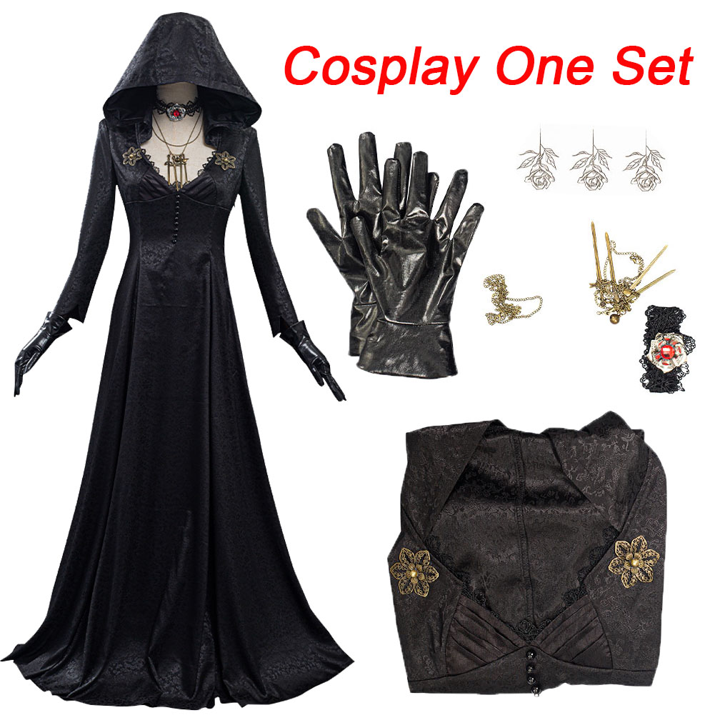 Women'S Vampire Accessories - Bela senhora traça aldeia dimitrescu cosplay