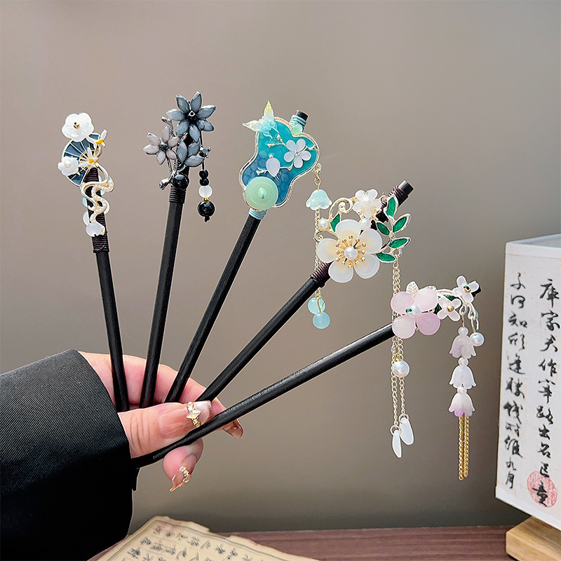 Pearl Hair Pin - Pau de Cabelo Clássico com Borla,