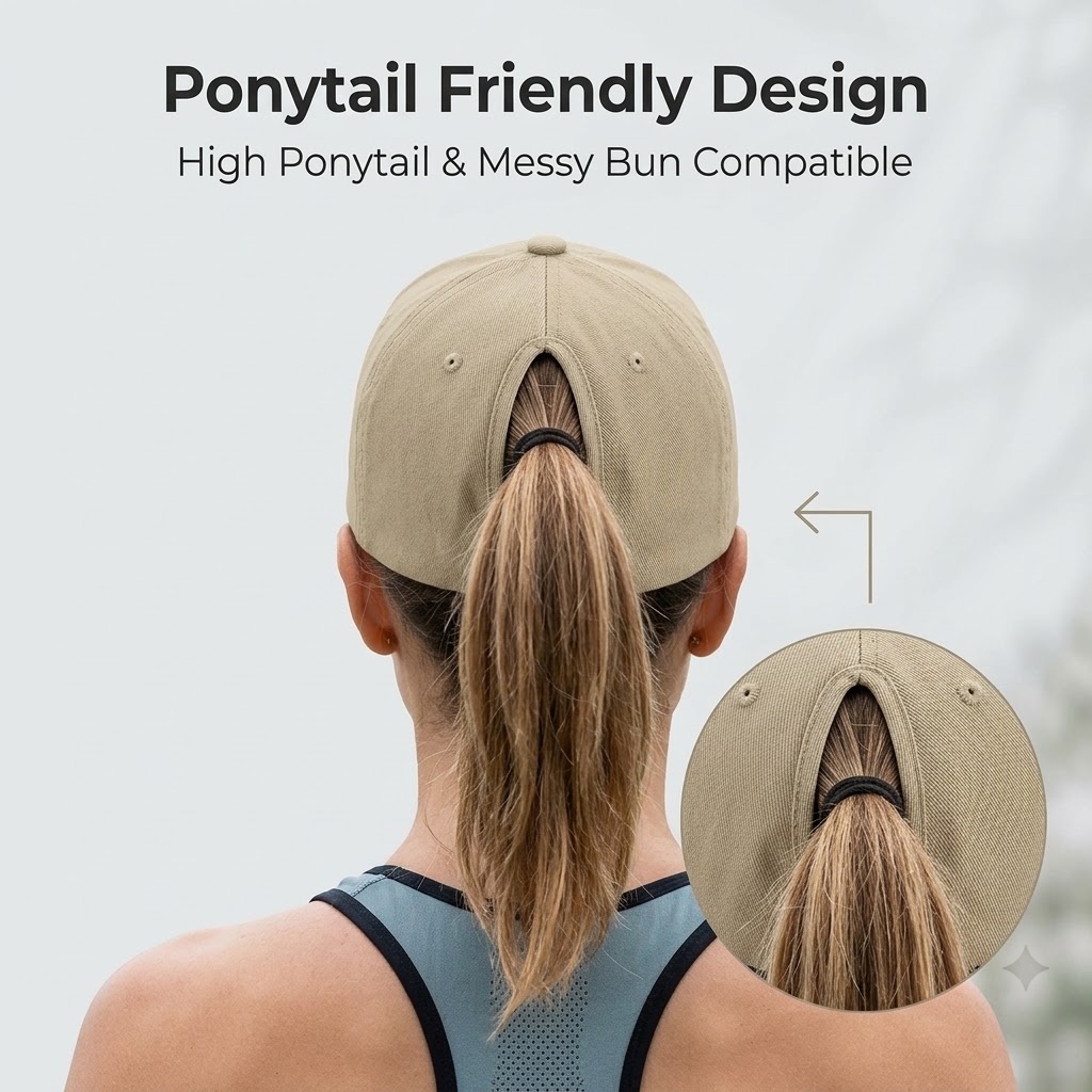 Women'S Running Accessories - Boné Magnético Feminino para Rabo de