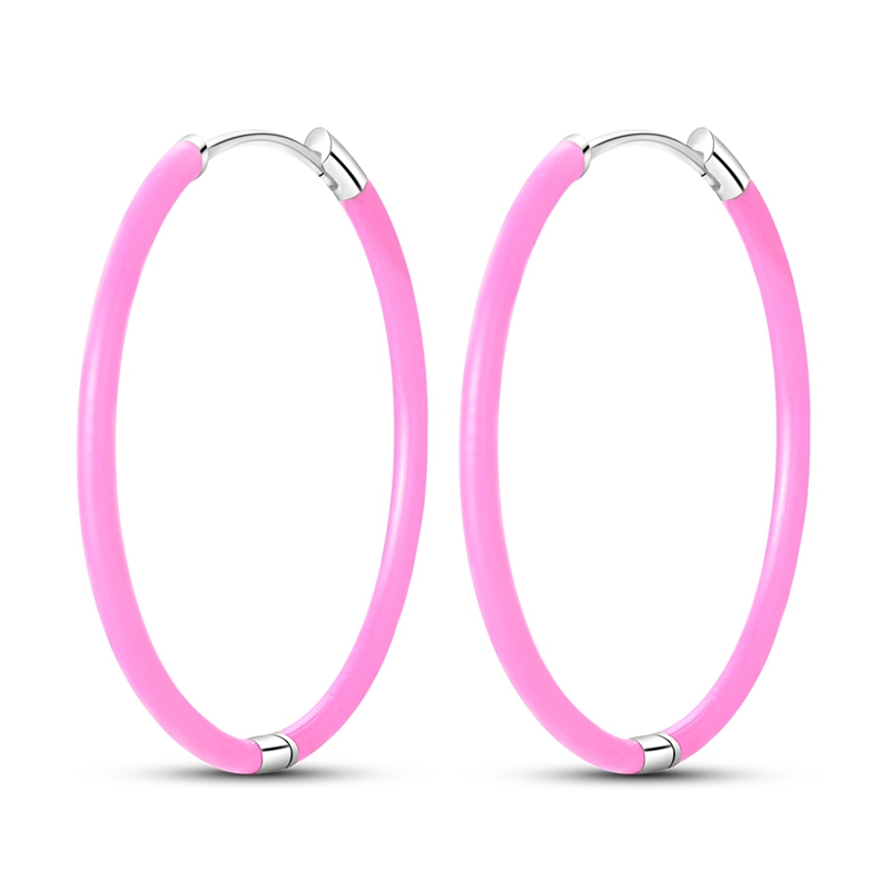 Statement Earrings Oversized - Brincos de prata esterlina 925 femininos,
