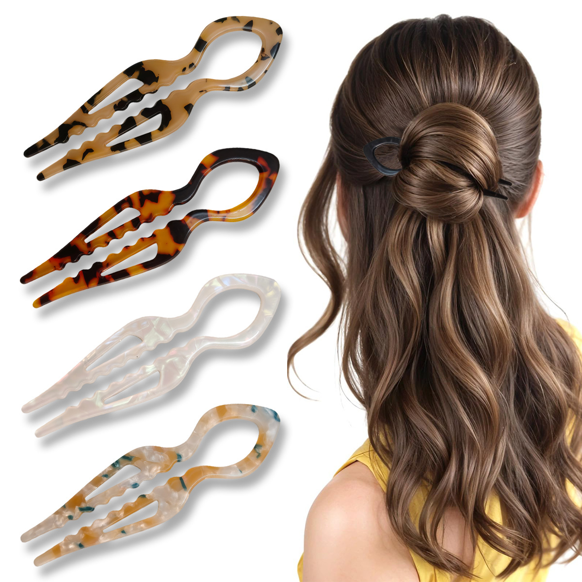 Bastões de cabelo em forma de  - Women Accessories Trending avaliação e preço