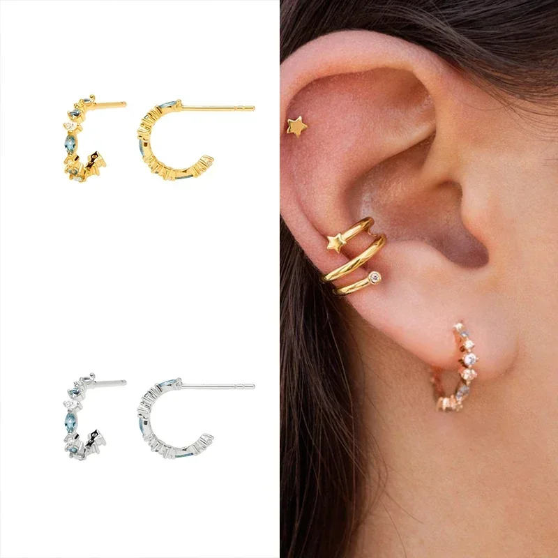 Feminino 925 prata esterlina o - Statement Earrings Oversized avaliação e preço