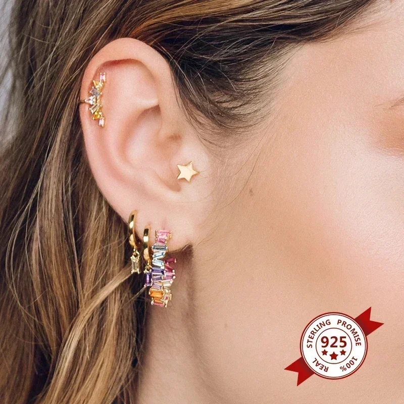 Feminino 925 prata esterlina o - Statement Earrings Oversized avaliação e preço