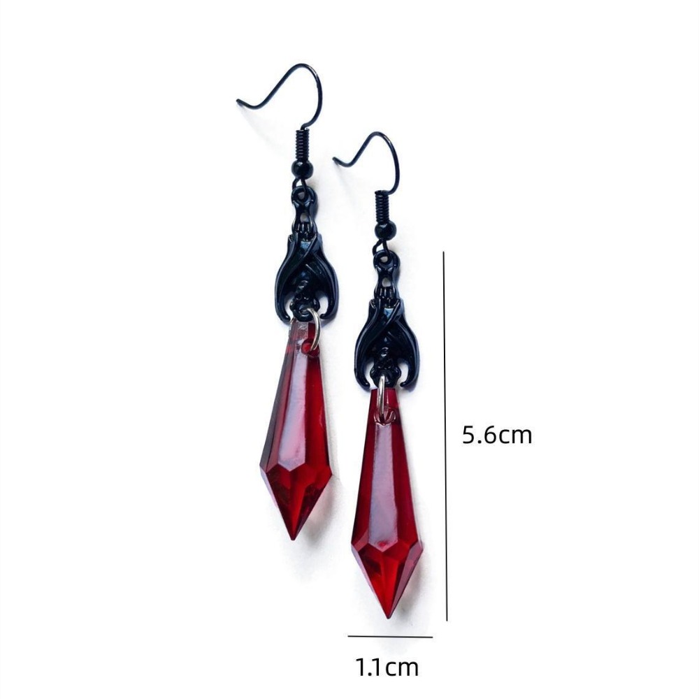 Brincos Pendentes de Cristal V - Women'S Vampire Accessories avaliação e preço