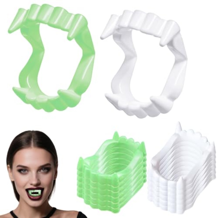 12 Peças de Dentes de Vampiro  - Women'S Vampire Accessories avaliação e preço