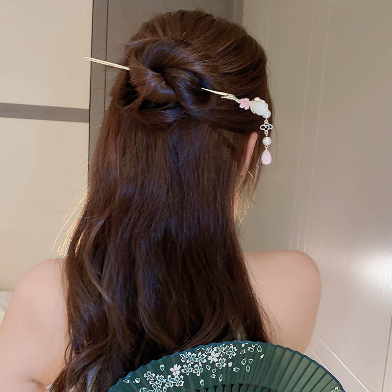 Grampo de Cabelo Vintage com F - Pearl Hair Pin avaliação e preço