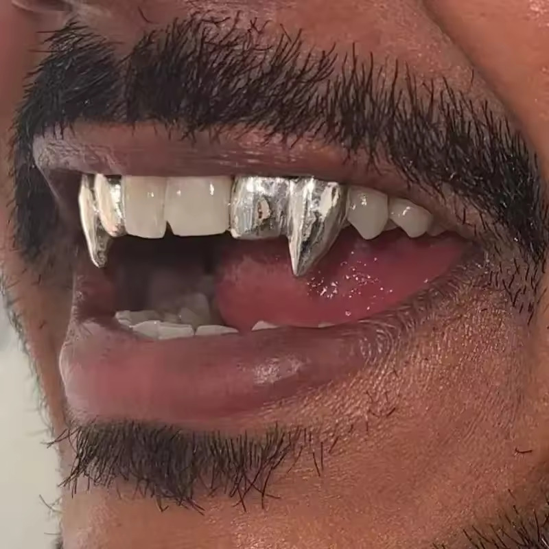 Topgrillz vampiro diy duplo pr - Women'S Vampire Accessories avaliação e preço