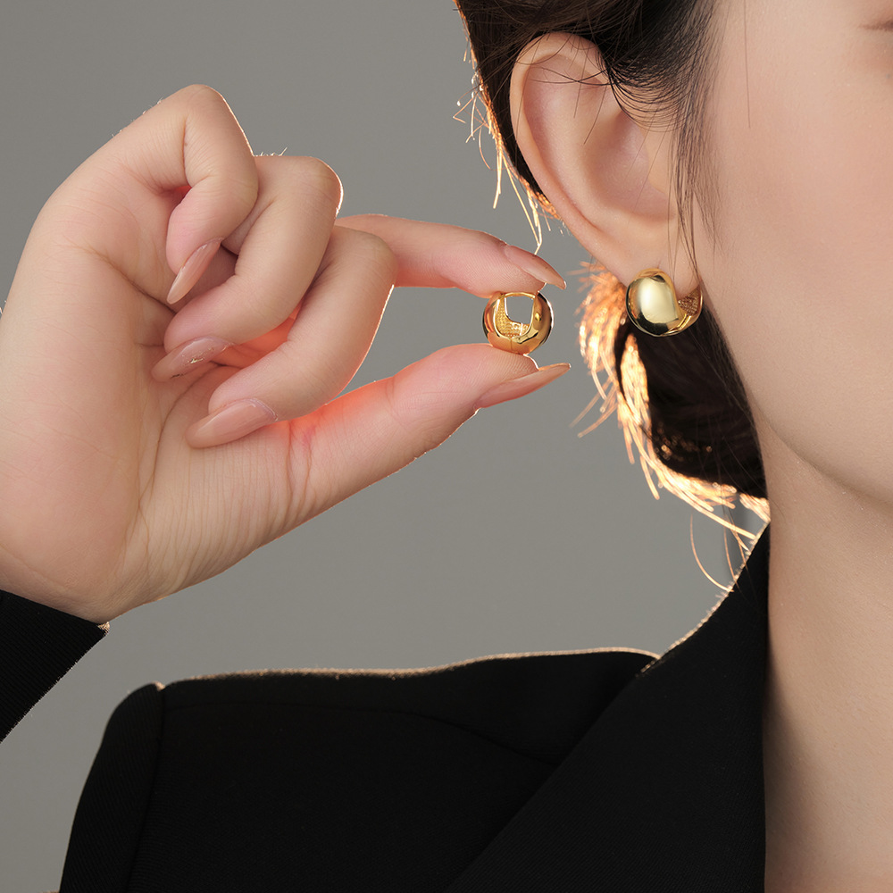 Brincos de Argola Esféricos Es - Statement Earrings Oversized avaliação e preço