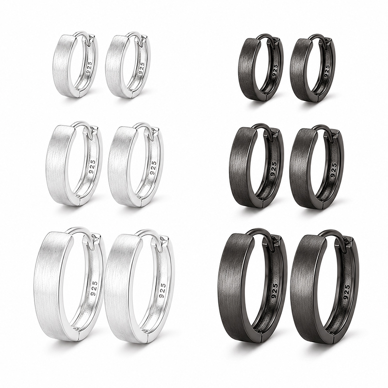 Brincos de Argola em Prata Est - Statement Earrings Oversized avaliação e preço