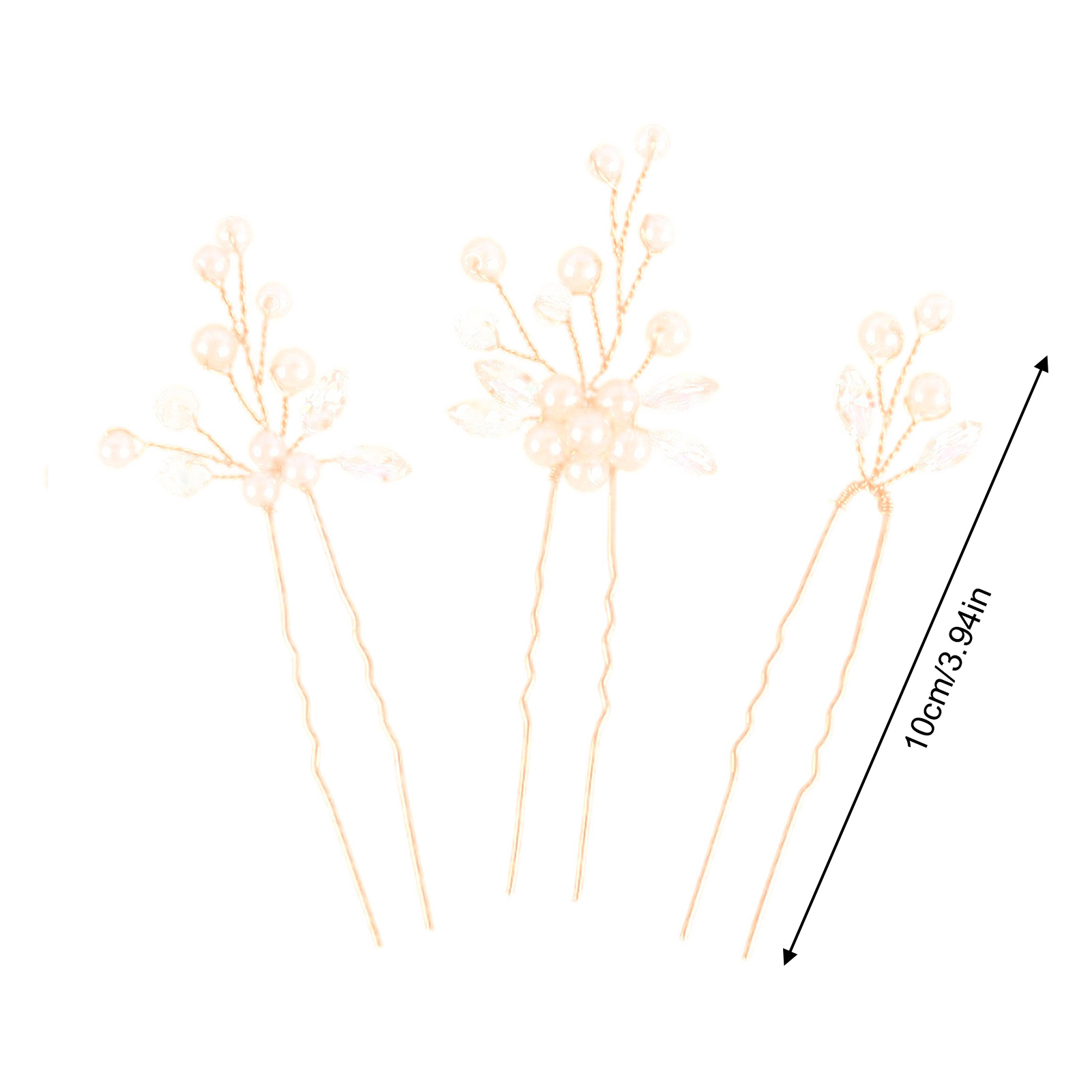 3 Peças de Grampos de Cabelo p - Pearl Hair Pin avaliação e preço