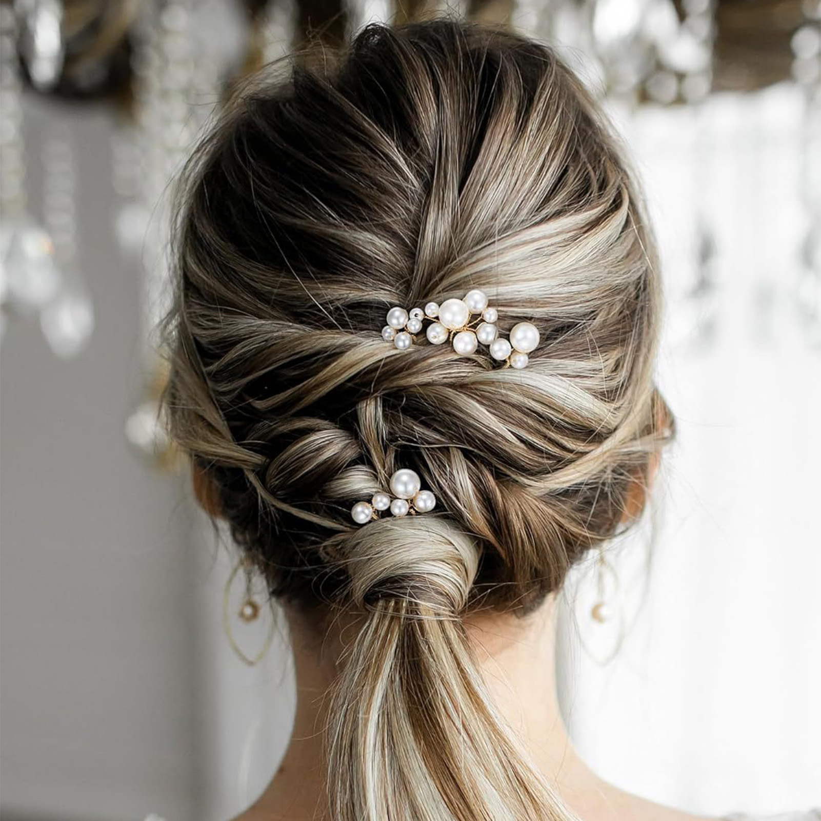 3 Peças de Grampos de Cabelo p - Pearl Hair Pin avaliação e preço