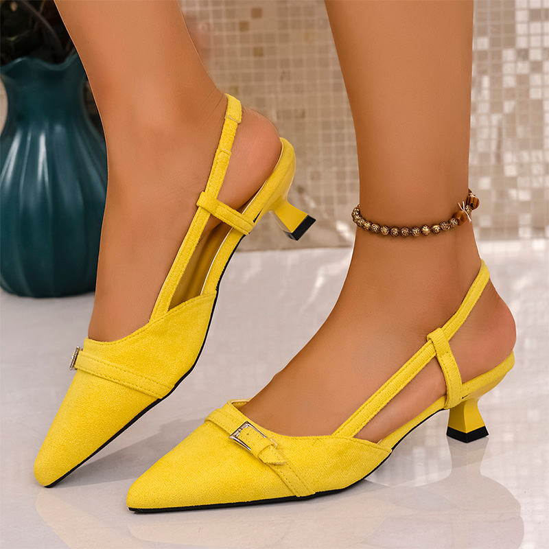 Moda amarela sandálias de salt - Women'S Accessories Trends 2025 avaliação e preço