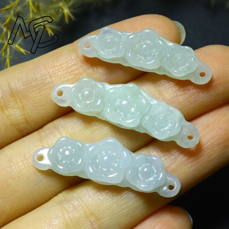 1 peça de Flor de Jadeíta Natu - Women'S Accessories avaliação e preço