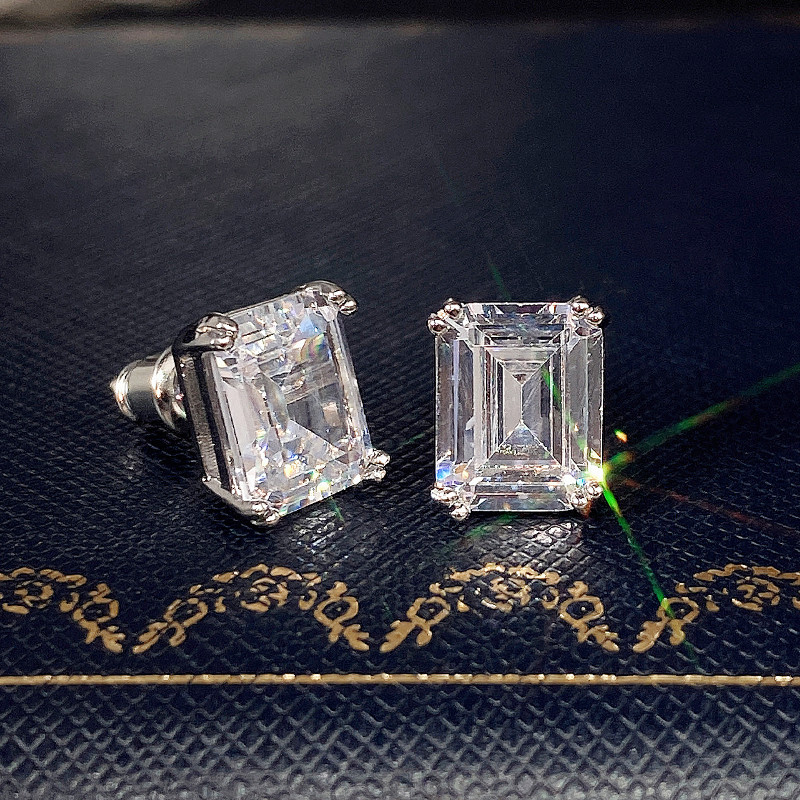 Huitan-Brincos de cristal zirc - Women'S Accessories Jewelry Sale avaliação e preço
