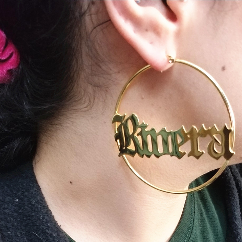 Personalizado mulheres grandes - Statement Earrings Oversized avaliação e preço