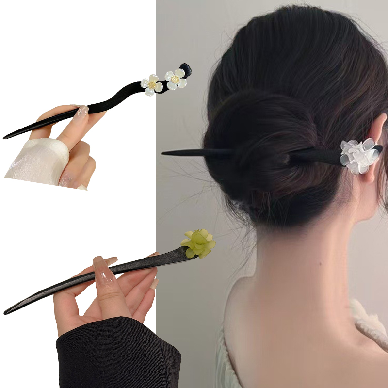 Estilo chinês do vintage flor  - Pearl Hair Pin avaliação e preço