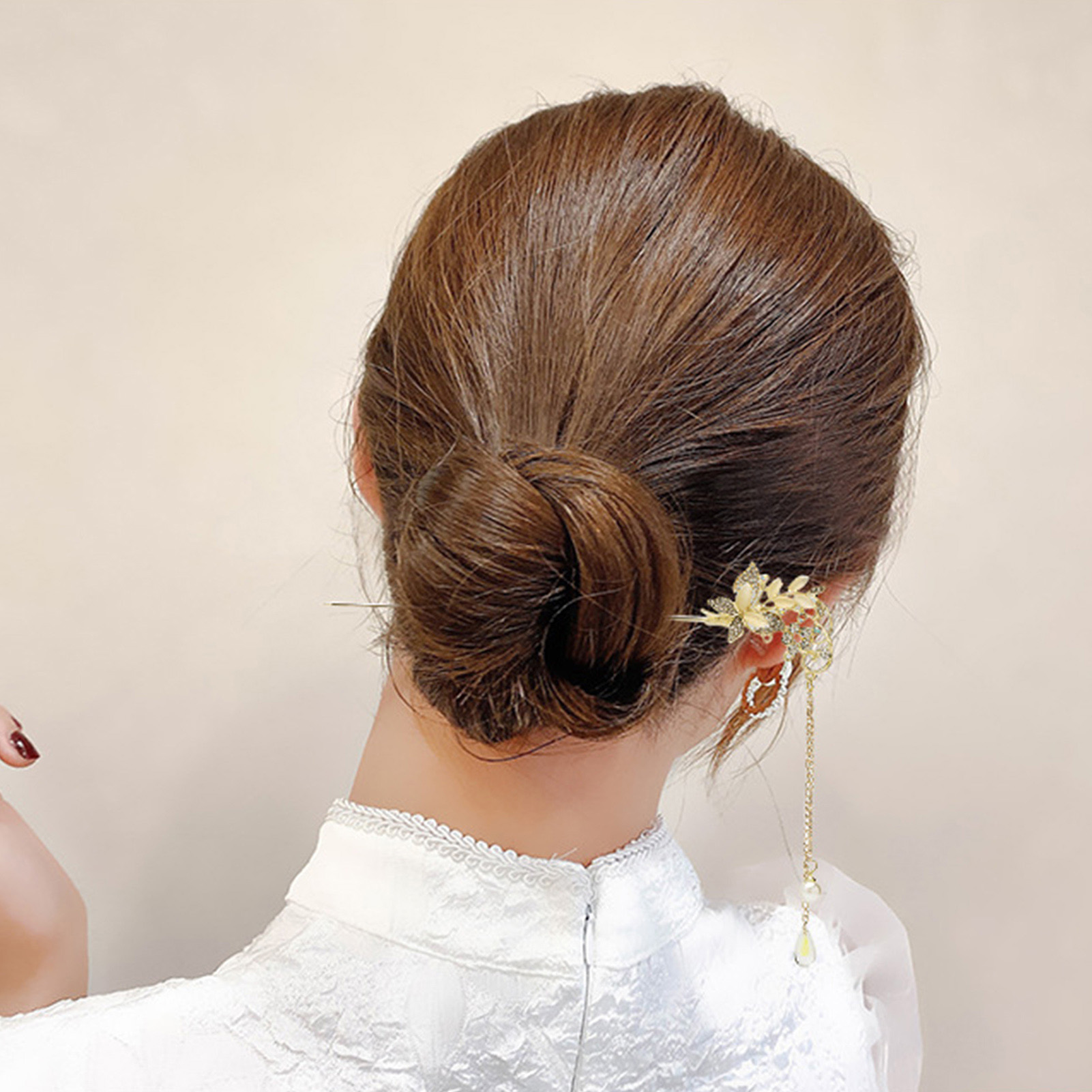 Grampo de Cabelo Feminino em L - Pearl Hair Pin avaliação e preço