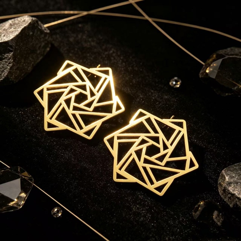 Brinco Geométrico Oco em Forma - Women'S Accessories Jewelry Sale avaliação e preço