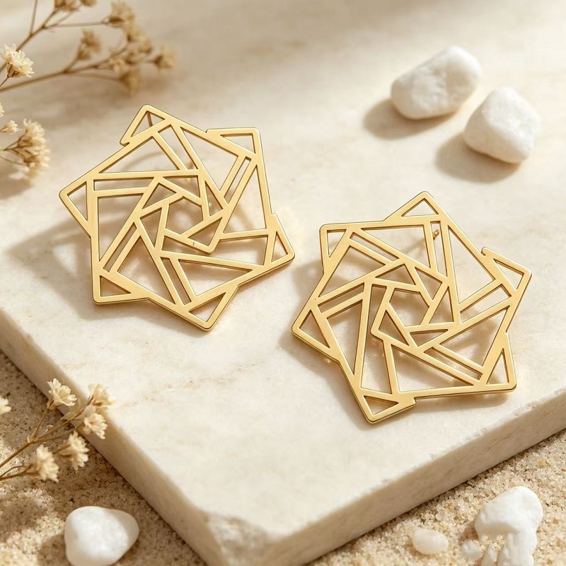 Brinco Geométrico Oco em Forma - Women'S Accessories Jewelry Sale avaliação e preço