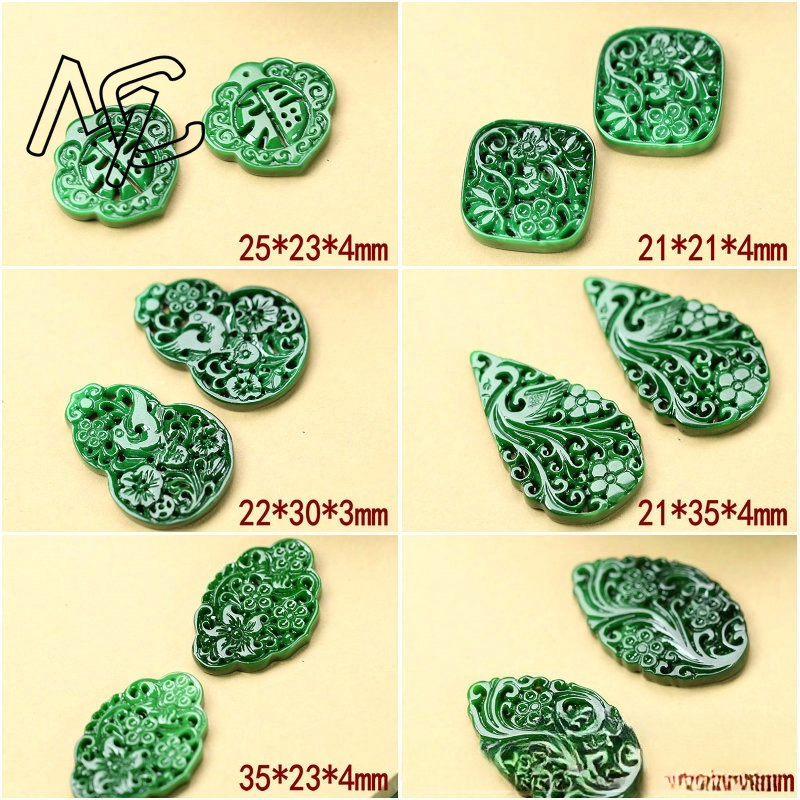 2 Peças DIY Esmeralda Verde Na - Women'S Accessories avaliação e preço