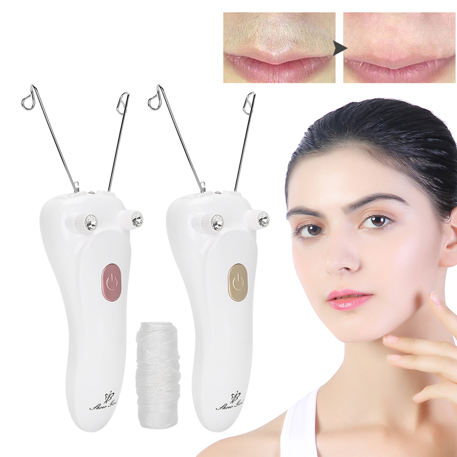 Depilador elétrico de rosqueam - Women Accessories Clearance avaliação e preço