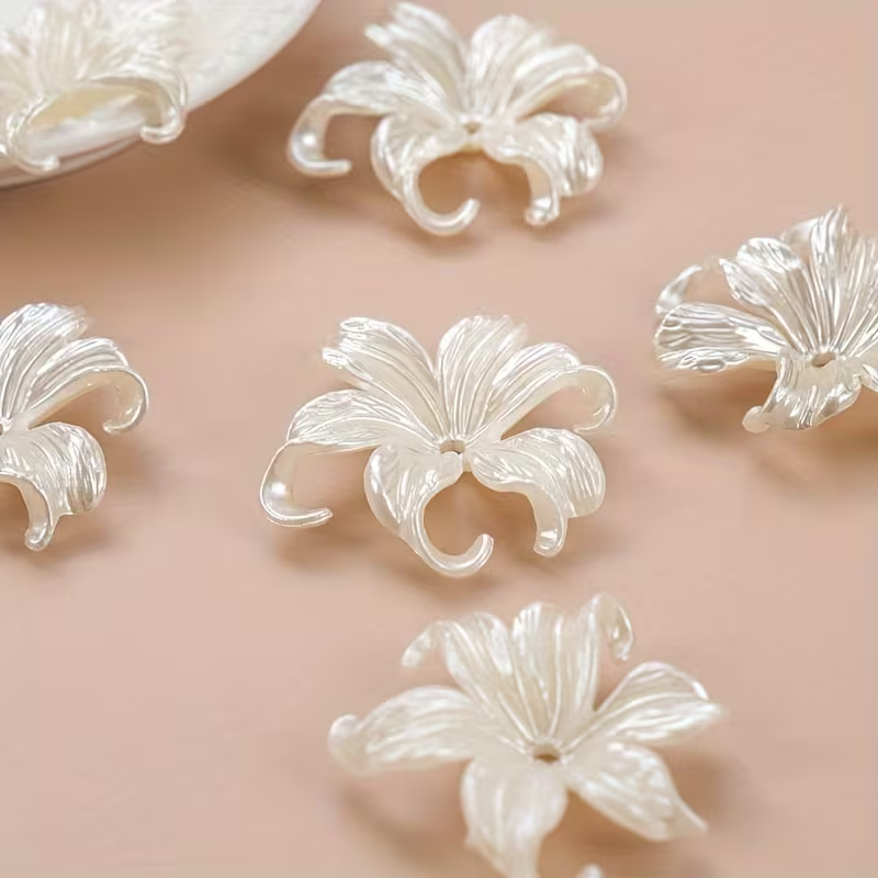 20 peças de Contas de Flor Íri - Statement Earrings Oversized avaliação e preço
