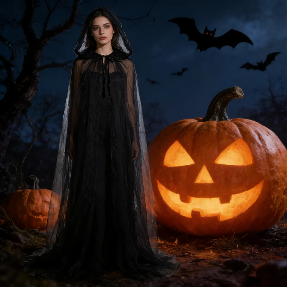 Capa Preta de Noiva, Manto de  - Women'S Vampire Accessories avaliação e preço