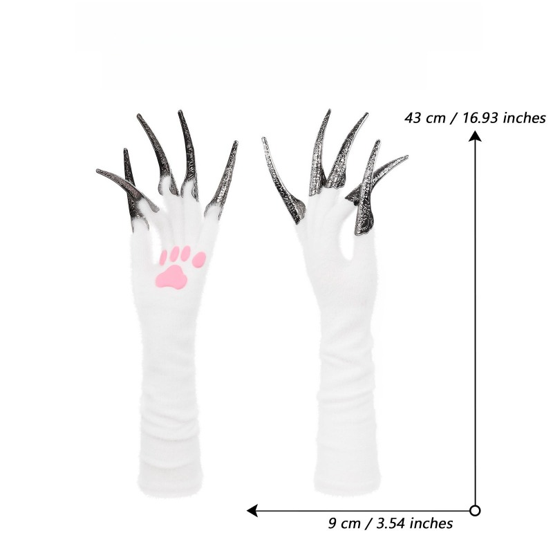 Luvas Longas Góticas de Hallow - Women'S Vampire Accessories avaliação e preço