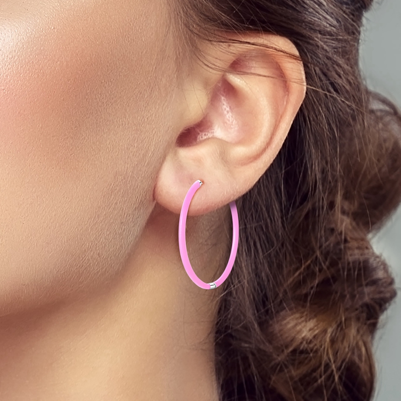 Brincos de prata esterlina 925 - Statement Earrings Oversized avaliação e preço